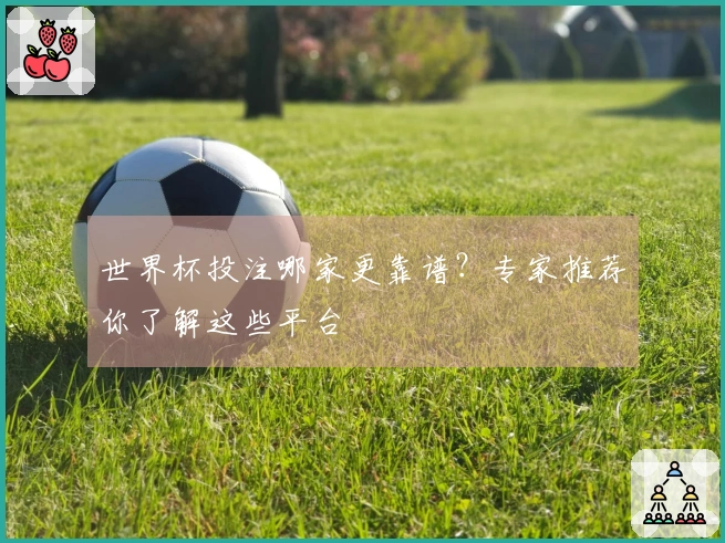 世界杯投注哪家更靠谱？专家推荐你了解这些平台
